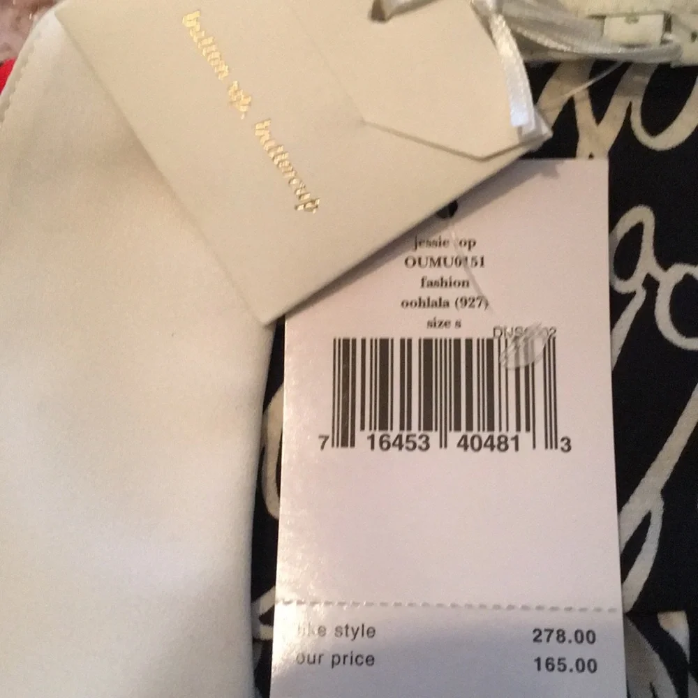 Kate Soade Ooh La La blouse‎ new with tags